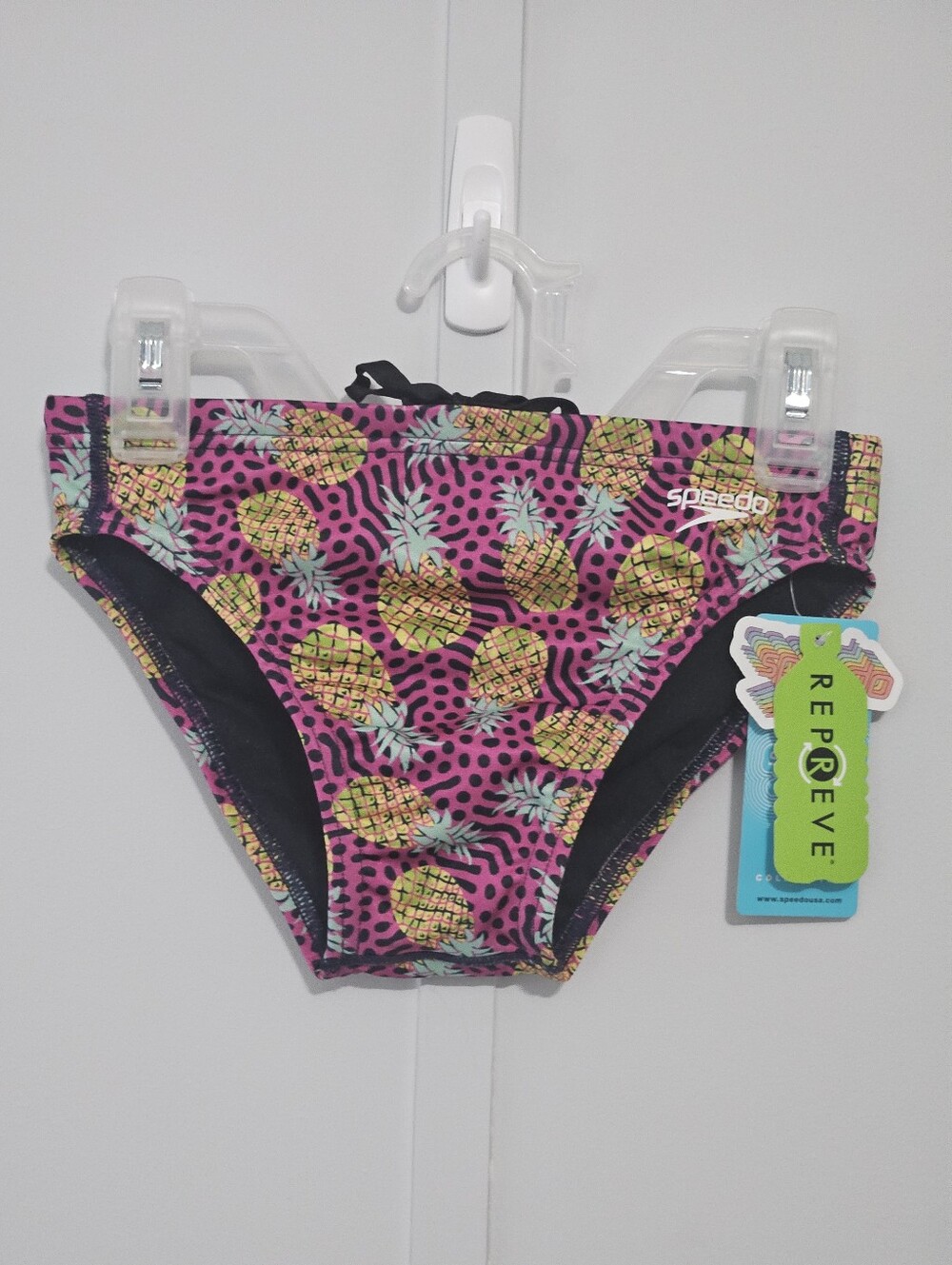 Speedo Eco Endurance+ Size 26 Boys Swim Trunks with Elastic Drawstring Waistband